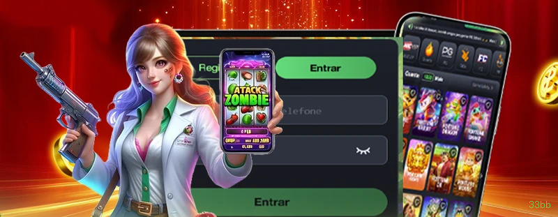 Imagem promocional dos jogos de lottery da 33bb